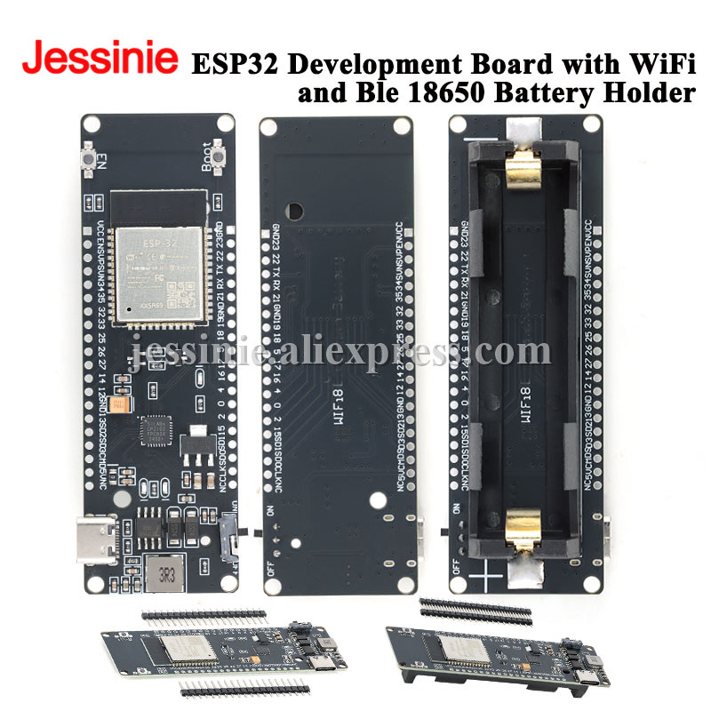 Esp32 Battery Holder Lipo - Carte de développement ESP32 avec WiFi,