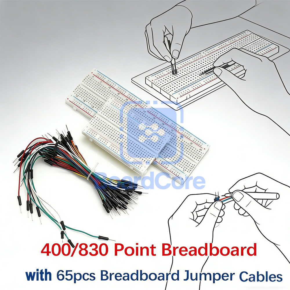 Breadboard 400 Point - Kit de breadboard 400/830 points avec