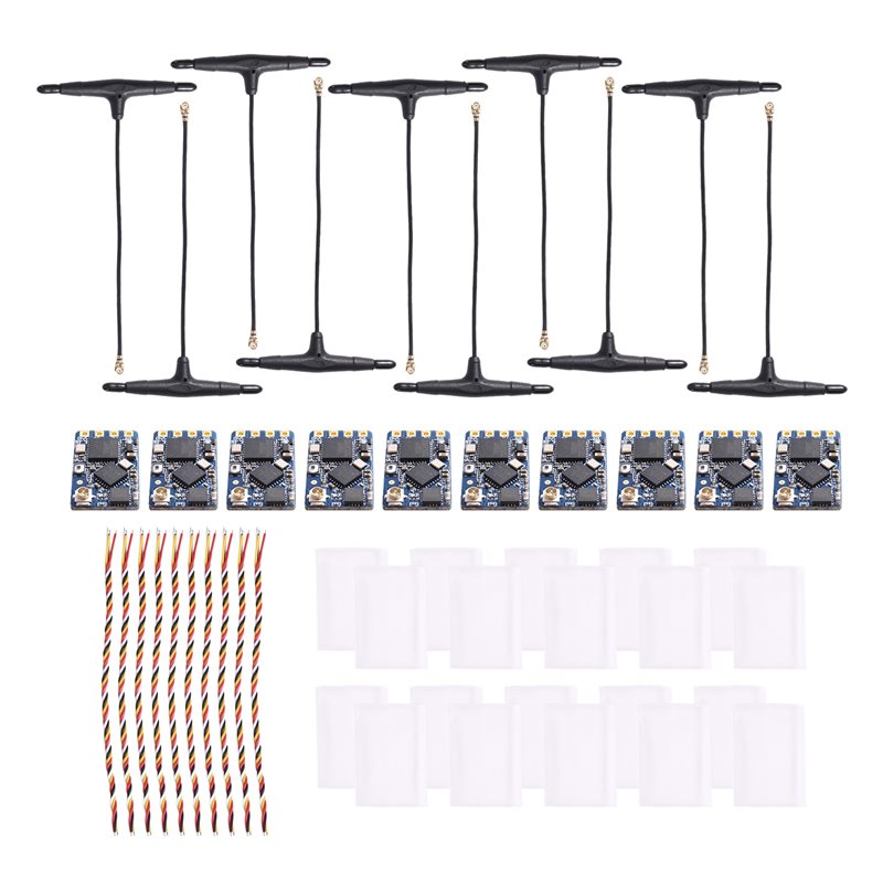 Antenna 2.4Ghz - Lot de 10 récepteurs ELRS 2,4