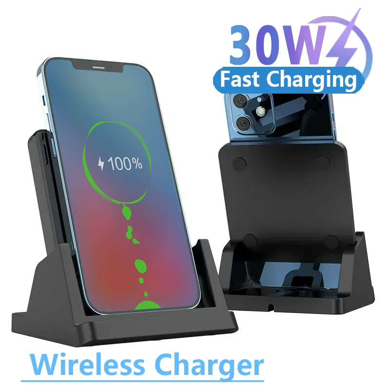 Micro Usb Cable - Support de chargeur sans fil 30W,