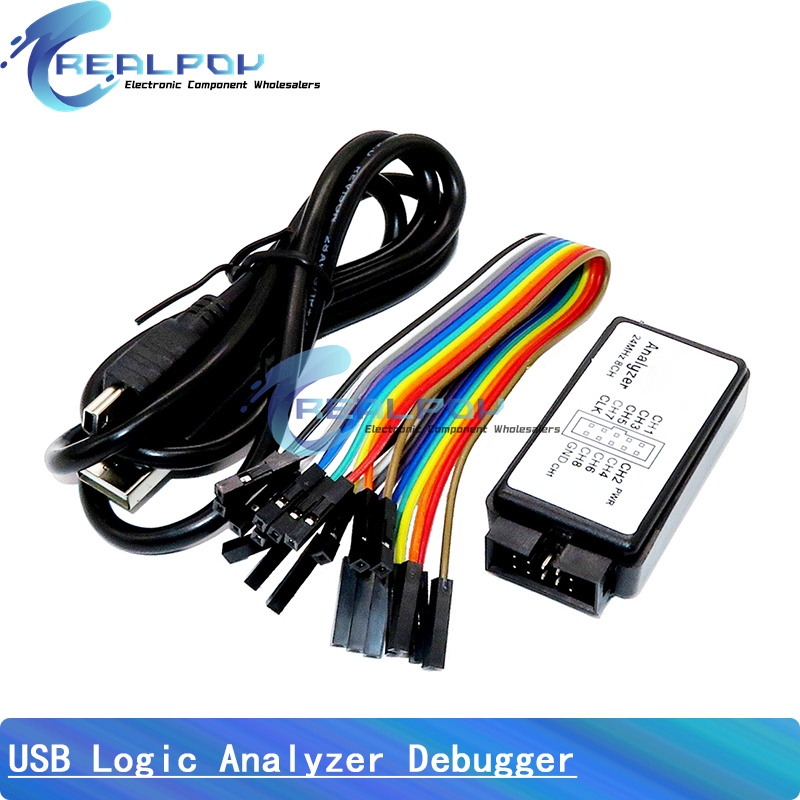 Analyseur logique USB 24MHz 8  - Breadboard 400 Point avis et prix