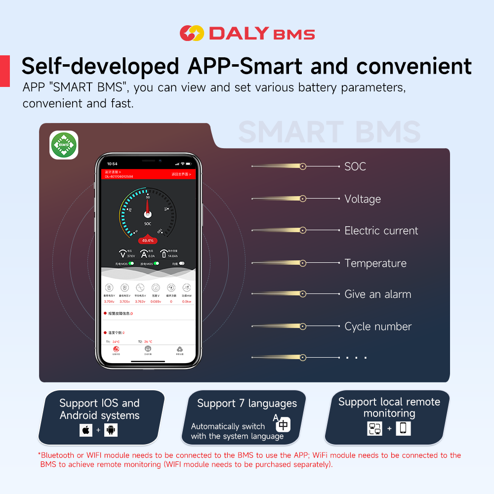 Daly Smart BMS 4S Lifepo4 12V  - Proto Board avis et prix