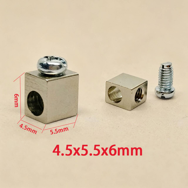 Bornier à vis carré en cuivre  - Screw Terminal Block avis et prix