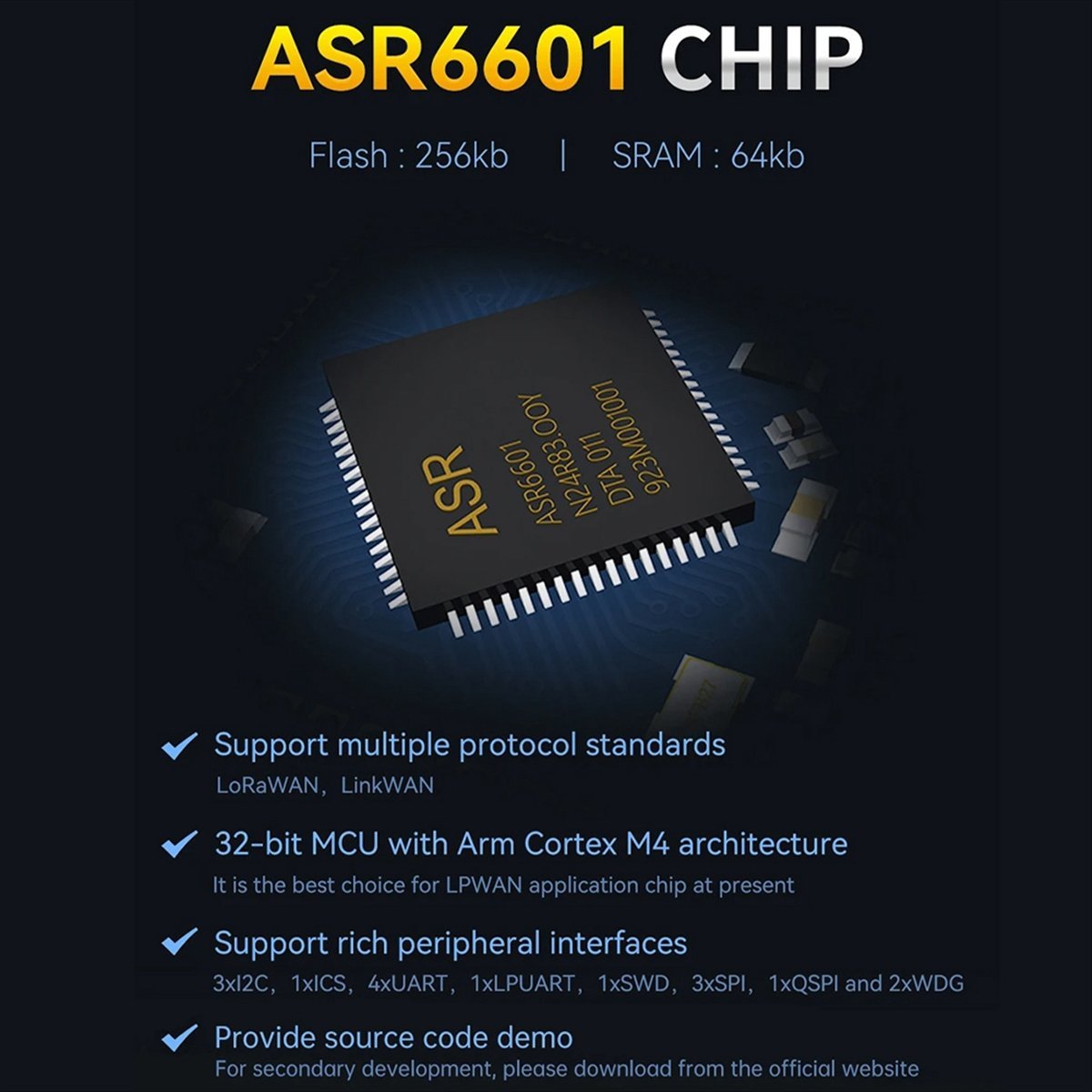 Module LoRa A73T LoRaWAN SoC E - Ipex Connector avis et prix