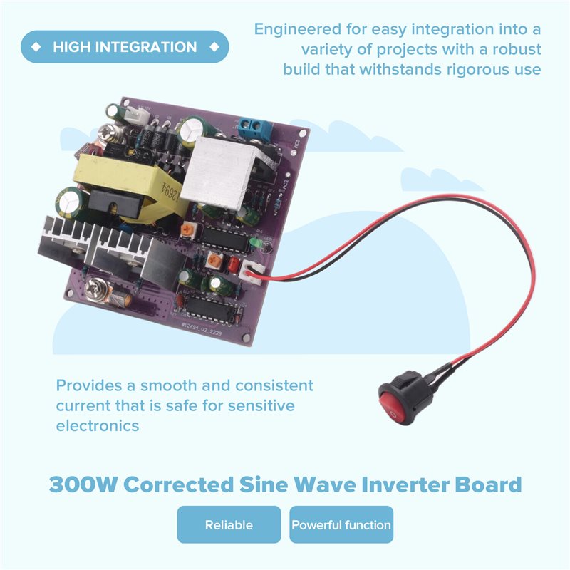 Carte onduleur à onde sinusoïd - Boost Converter avis et prix